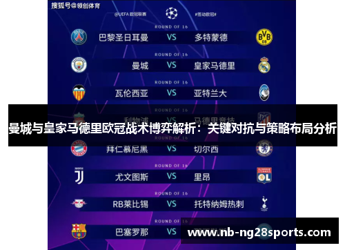 曼城与皇家马德里欧冠战术博弈解析:关键对抗与策略布局分析 曼城与皇家马德里欧冠战术博弈解析:关键对抗与策略布局分析
